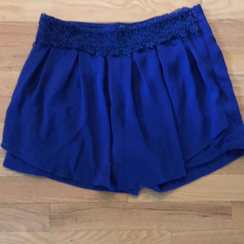 Dressy Skort with Crochet waist Detail